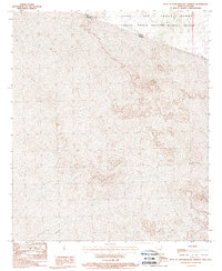 West of Quitobaquito Springs 1988 topographic map thumbnail