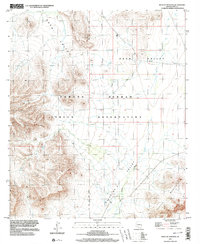 West of Ventana 1996 topographic map thumbnail