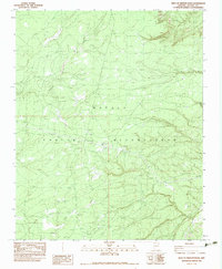 West of Window Rock 1983 topographic map thumbnail