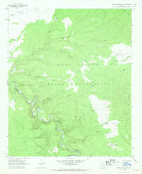 West Poker Mtn. 1967 topographic map thumbnail