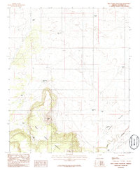 West Sunset Mountain 1986 topographic map thumbnail