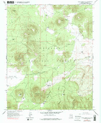 White Horse Hills 1966 topographic map thumbnail