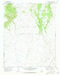 White Mesa Arch 1970 topographic map thumbnail