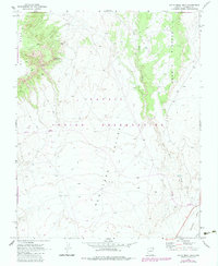 White Mesa Arch 1970 topographic map thumbnail