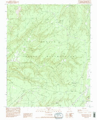 White Rock Wash 1983 topographic map thumbnail