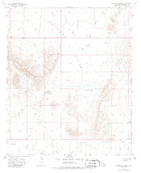 Whitlock Cienega 1966 topographic map thumbnail