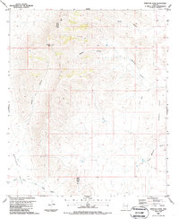 Whitlock Peak 1986 topographic map thumbnail