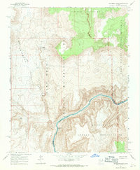 Whitmore Rapids 1967 topographic map thumbnail