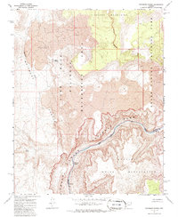 Whitmore Rapids 1967 topographic map thumbnail