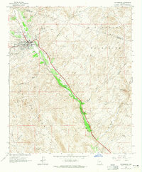 Wickenburg 1964 topographic map thumbnail