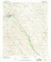 Wickenburg 1964 topographic map thumbnail