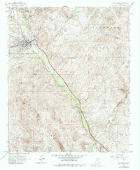 Wickenburg 1964 topographic map thumbnail