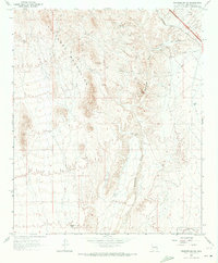 Wickenburg SW 1965 topographic map thumbnail