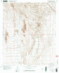 Wickenburg SW 1965 topographic map thumbnail