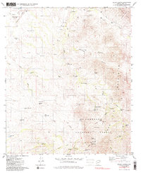 Wilbur Canyon 1980 topographic map thumbnail