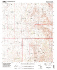 Wilbur Canyon 1996 topographic map preview