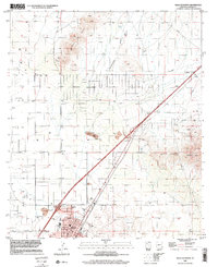 Willcox North 1996 topographic map thumbnail