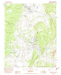 Window Rock 1983 topographic map thumbnail