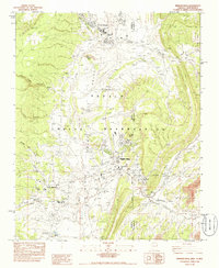 Window Rock 1983 topographic map thumbnail