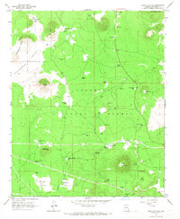 Wing Mountain 1966 topographic map thumbnail