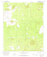 Wing Mountain 1966 topographic map thumbnail