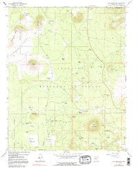 Wing Mountain 1966 topographic map thumbnail