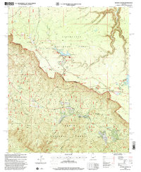 Woods Canyon 1998 topographic map thumbnail