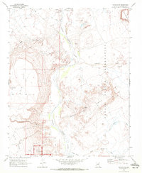Wupatki NE 1969 topographic map thumbnail