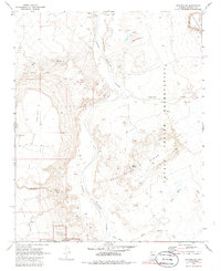 Wupatki NE 1969 topographic map thumbnail