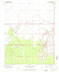 Wupatki SW 1969 topographic map thumbnail