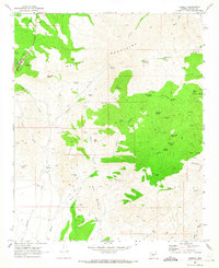 Yarnell 1969 topographic map thumbnail