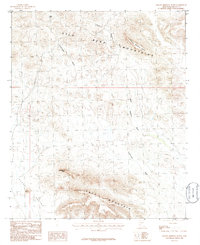 Yellow Medicine Butte 1986 topographic map thumbnail