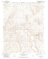Yellowhorse Flat 1979 topographic map thumbnail
