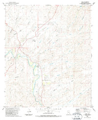 York 1986 topographic map thumbnail