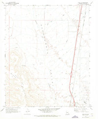 Yucca NW 1970 topographic map thumbnail
