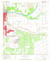 Yuma East 1965 topographic map thumbnail