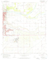 Yuma East 1965 topographic map thumbnail