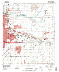 Yuma East 1994 topographic map thumbnail