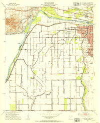 Yuma West 1952 topographic map thumbnail