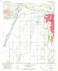 Yuma West 1965 topographic map thumbnail