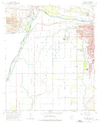 Yuma West 1965 topographic map thumbnail