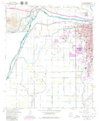 Yuma West 1965 topographic map thumbnail