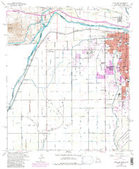 Yuma West 1965 topographic map thumbnail