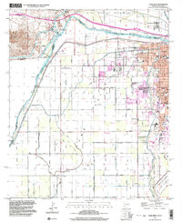Yuma West 1997 topographic map thumbnail