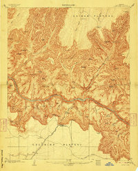 Bright Angel 1906 topographic map thumbnail