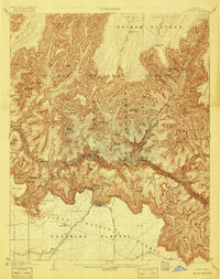 Bright Angel 1906 topographic map thumbnail
