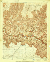 Bright Angel 1906 topographic map thumbnail