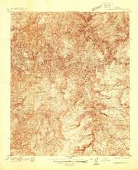 Diamond Butte 1937 topographic map thumbnail
