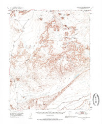 Agathla Peak 1952 topographic map thumbnail
