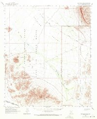 Agua Dulce Mts topographic map thumbnail